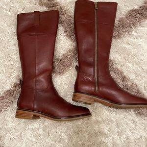 Clark’s Clarkdale Hi Dark Tan Leather Size 7M